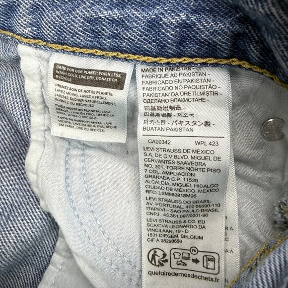 LEVI'S Premium Dad Straight Jeans Size 23 Far And Wide - Picture 6 of 8